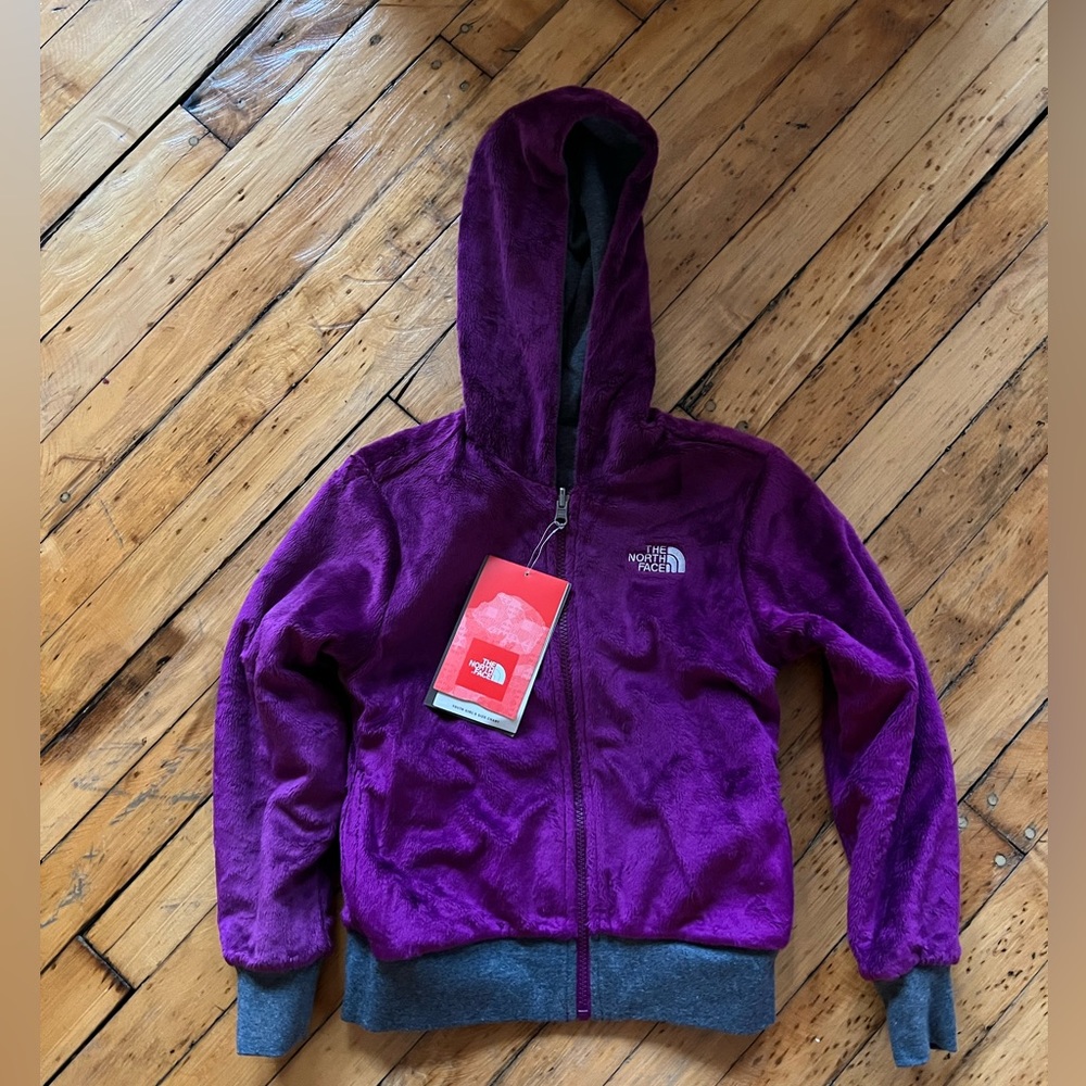 Kids The North Face Reversible Elloise Fur/Fleece Hoodie